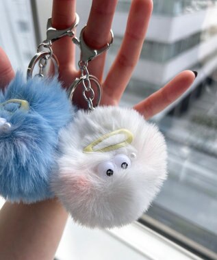 WEGO フワフワモンスターぬいキーホルダー