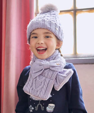 ケーブルニット帽