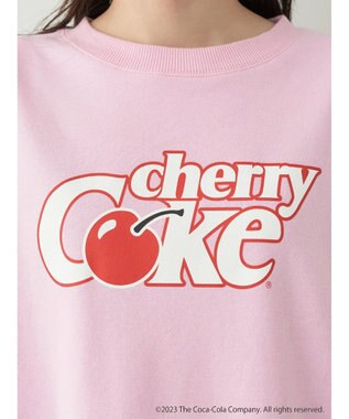 earth music&ecology 別注Ｃｈｅｒｒｙ　Ｃｏｋｅ「R」スウェット Light Pink