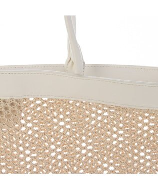 UNBILLION カカトゥ kakatoo / メッシュスクエアバッグ アイボリー