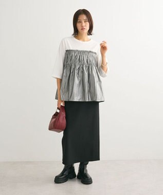 Green Parks シャーリングドッキングプルオーバー Gray