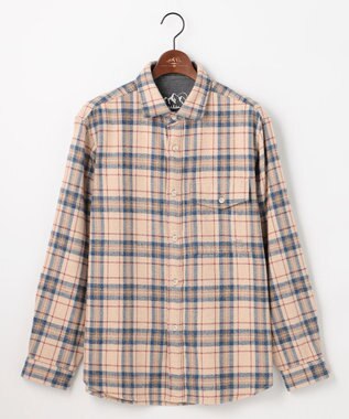 JOSEPH ABBOUD MOUNTAIN 【オーガニックコットン/ソフト】ムリネチェック シャツ ベージュ系4