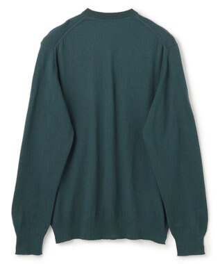 JOSEPH HOMME 【WEB・一部店舗限定】ウールコットンプレーン　Vネックニット ピーコックグリーン系