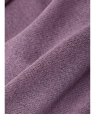 Green Parks 接触冷感シアーニットカーディガン Purple