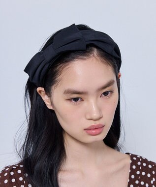 TOCCA RIBBON KNOT 2WAY SUNVISOR サンバイザー＆カチューシャ ブラック系