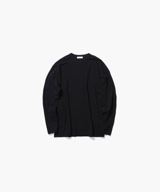 ATON FRESCA SINGLE JERSEY | L/S Tシャツ BLACK