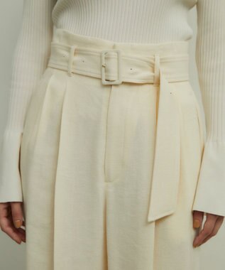 BEIGE， PAUL / ワイドパンツ Ecru