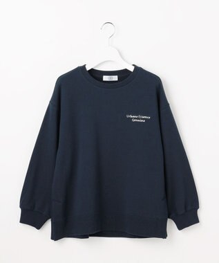 J.PRESS LADIES S 【WEB限定】ロゴ裏毛 スウェット ネイビー系