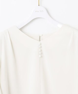 ANY SIS S 【全方位 好印象】フェミニンブラウス×ビットタイトスカート セット ブラック