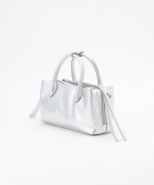 BEIGE， 【一部店舗限定】MARY AL TERNA /  RIKYU レザーショルダーバック Silver