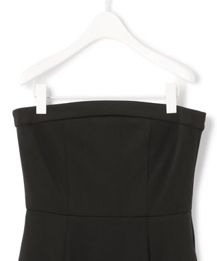 ICB 【洗える】ミリオーネダンボールニット ベアトップワンピース ブラック系