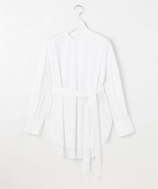 自由区 【洗える】SOMELOSチュニック ブラウス ホワイト