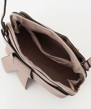 LA BAGAGERIE 【maison vert】【多収納】リボンショルダー ベージュ