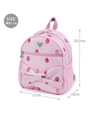 Mother garden マザーガーデン 野いちご 子供用 リュックサック 【Sサイズ】　《レトロストロベリー柄》 レトロストロベリー柄