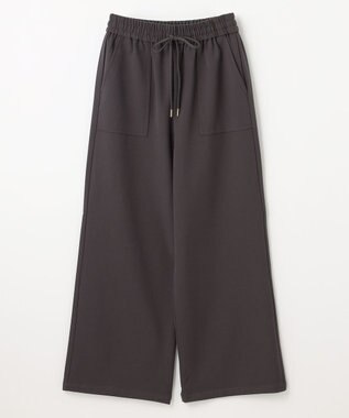 ANY L 【2WAYストレッチ/ウエストゴム/裏起毛】シークレットウォームベイカーパンツ ダークブラウン