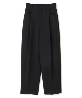 uncrave 【防シワ・洗濯機洗い可】ドライタッチツイル カーブ パンツ（uncrave STANDARD） ブラック