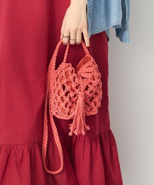 CRAFT STANDARD BOUTIQUE 別注/maison vert マクラメ手編みショルダーバッグ