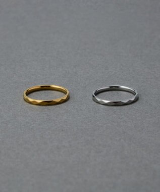 Phoebe 〈金属アレルギー対応〉リフレクトスリムリング　シルバー　ステンレス シルバー