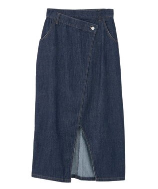 CRAFT STANDARD BOUTIQUE ラップ風デニムスカート Indigo