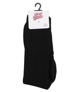 WEGO 【SCHOOLITEM】スクールハイソックス ブラック