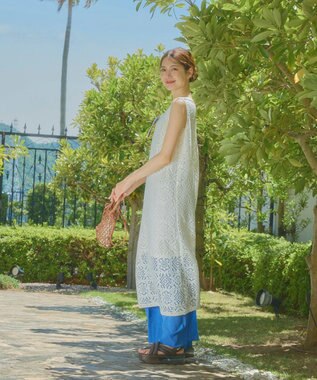 OP／FILA 【Ocean Pacific】SUIday/2WAYパネルレースワンピース