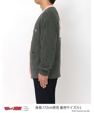 une nana cool トムとジェリー × une nana cool　ユニセックスカーディガン グレー