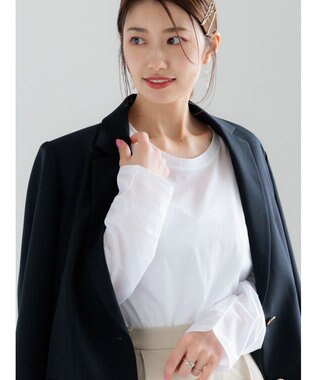 Te chichi 【雑誌掲載アイテム】シルケット天竺クルーネックロンT《2026 spring catalog item》