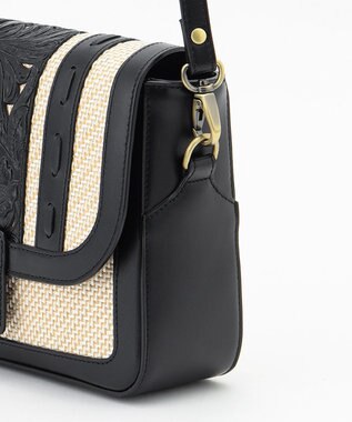 GRACE CONTINENTAL Cutwork mini Bag ブラック