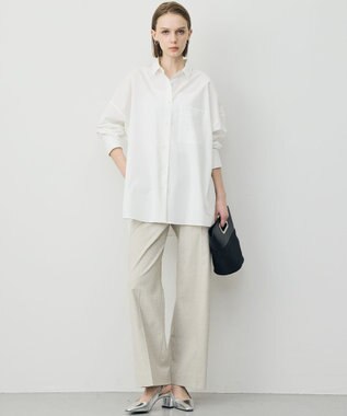 ICB 【3/6-3/22期間限定・受注生産】クリーンブロード シャツカスタマイズ 白シャツ×ポケットモノグラム柄×刺繍あり