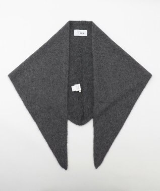 ICB 【30th ANNIVERSARY】ルレックスフォックスアルパカ ニットスカーフ ミディアムグレー