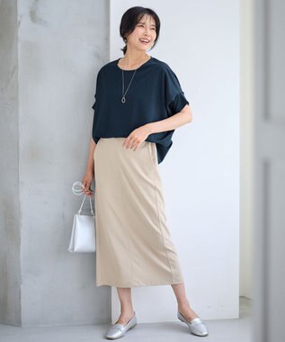 ANY L ゆるシルエットドルマンプルオーバー ネイビー