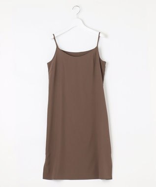 自由区 L 【WEB限定・洗える】ディフォームピケ ワンピース ブラウン系