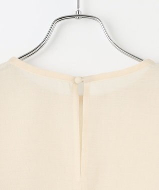 #Newans シアープルオーバーシャツ アイボリー系