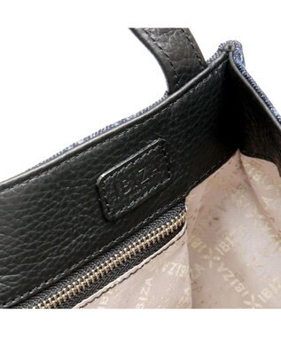 IBIZA バケーロ　ロゴデニム　ハンドバッグ 紺