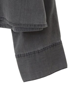 Green Parks ショート丈デニムシャツ Black