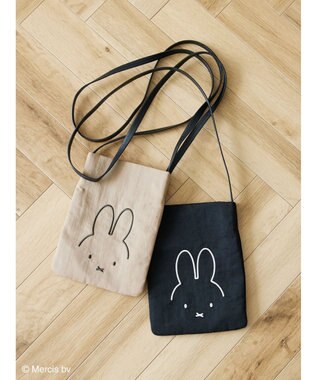 Green Parks ｍｉｆｆｙ／ナイロンスマホショルダー Black