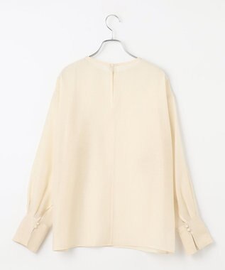 #Newans シアープルオーバーシャツ アイボリー系