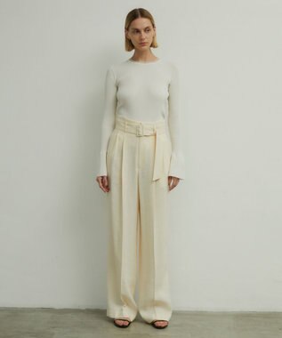 BEIGE， PAUL / ワイドパンツ Ecru