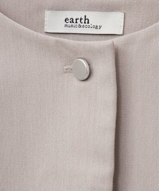 earth music&ecology ペプラムタックジレ Beige