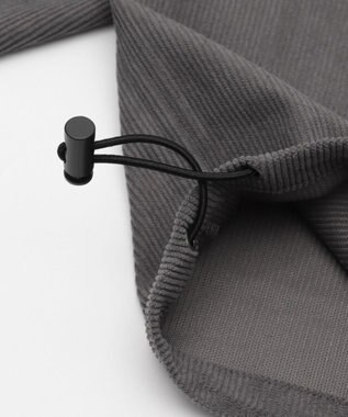 WEGO 【ユニセックス着用ITEM/MLサイズ展開】コーデュロイシャツジャケット ブラック中濃色