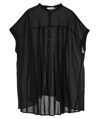 CRAFT STANDARD BOUTIQUE ウ゛ィンテージボイルタックチュニック Black