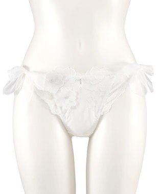 San-ai Resort（三愛水着楽園） 【SALE】エレガントコレクション【2505】デザインヒモショーツ ホワイト