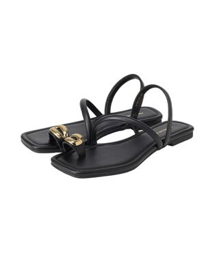 AMERICAN HOLIC メタルポイントトングサンダル Black