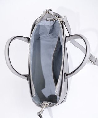 YUSHI EPICE-2WAY HANDBAG ハンドバッグ ショルダーバッグ 2WAY ライトグレー