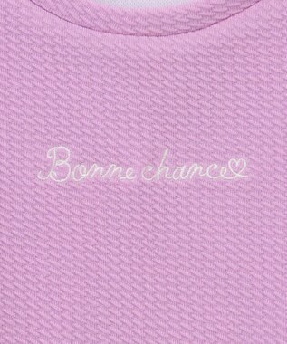 ANY KIDS 【UVカット】2WAYショルダーセパレート水着 ラベンダー×ラベンダーチェック