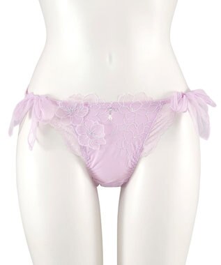 San-ai Resort（三愛水着楽園） 【SALE】エレガントコレクション【2505】デザインヒモショーツ パープル