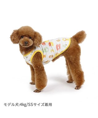 PET PARADISE ディズニー くまのプーさん ペティヒート タンクトップ 数字柄 小型犬 黄