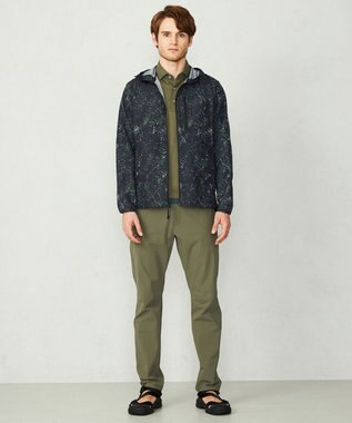 JOSEPH ABBOUD MOUNTAIN 【UNISEX】3Dエンボスリーフ パーカー オリーブ系6