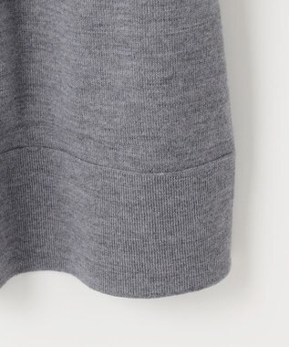 J.PRESS LADIES S 【洗える】KNIT BASIC ロングカーディガン トップグレー系