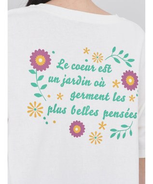 earth music&ecology ＵＮＥ　ＢＥＬＬＥ　ＨＡＲＭＯＮＩＥ　Ｔシャツ Off White